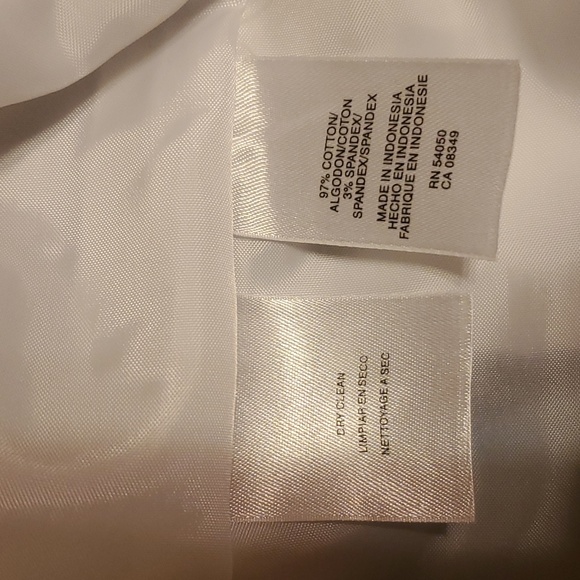 Women's Brand New Jones New York White and Floral Size 8 Dress - Picture 7 of 7